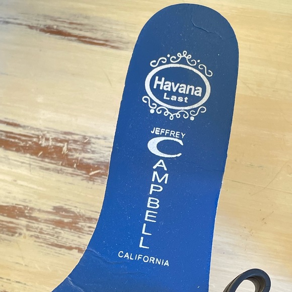 Jeffery Campbell black rubber boots Sz 9 - Picture 5 of 6